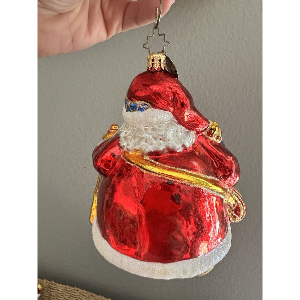 EUC Christopher Radko 20th Anniv Russian Romanov Roly-Poly Santa 2004 Ornament - Picture 7 of 7